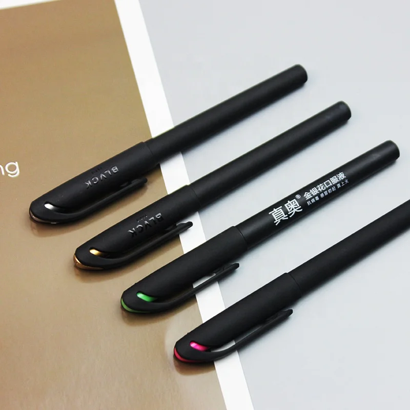 Neutral Pen Custom Stamping Advertising Pen Custom LOGO Gift Black Water Business gel Pen