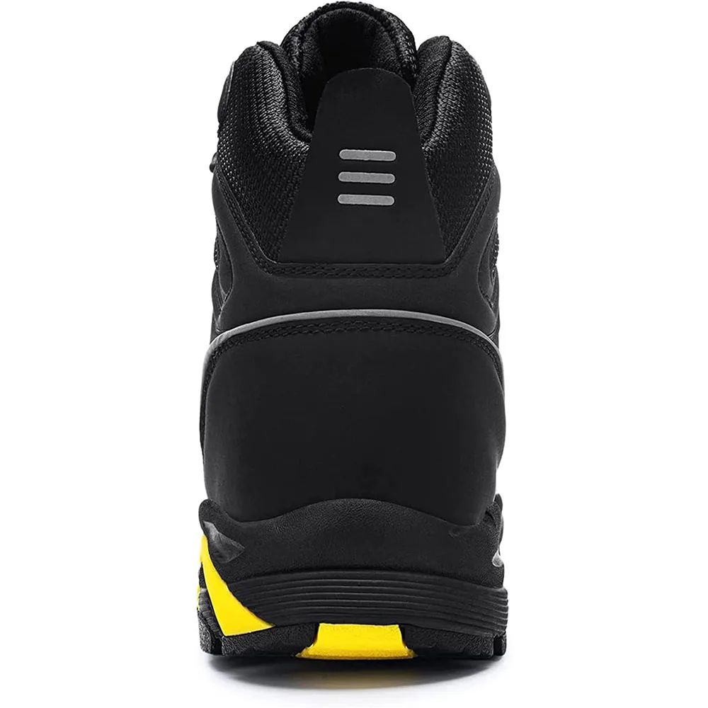 Steel Toe Boots Mens Outdoor Work Boots Safety Working Shoes Indestructible Industrial Construction Footwear