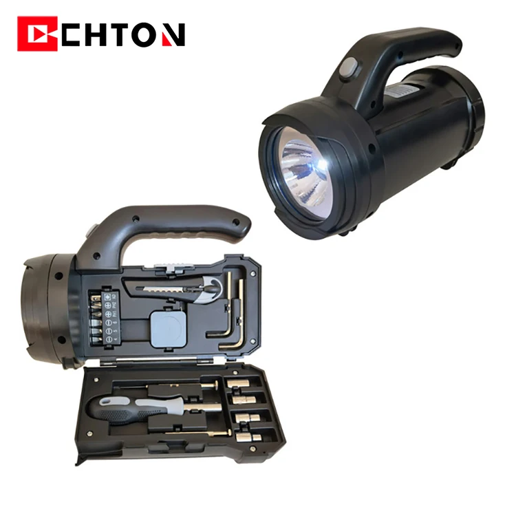 17 In 1 Outdoor Working Lighting Flashlight Lamp Gift Hand Tools Kit Hardware Box Bike Multi Bicycle Home Tool Set