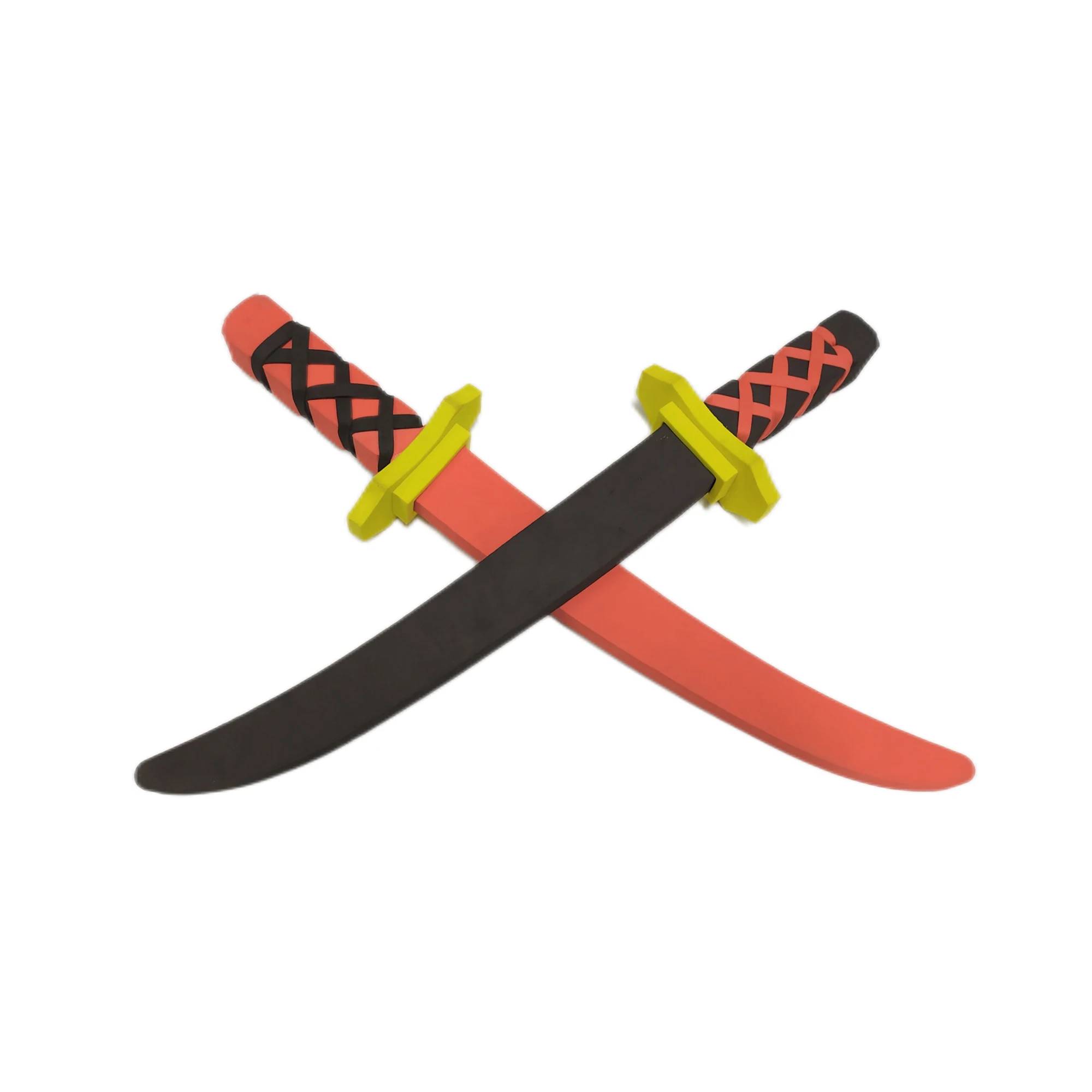 Factory Wholesale EVA foam soft sword Kids Safety ninja sword Demon Slayer weapon accessory Game Party Outdoor cosplay toys