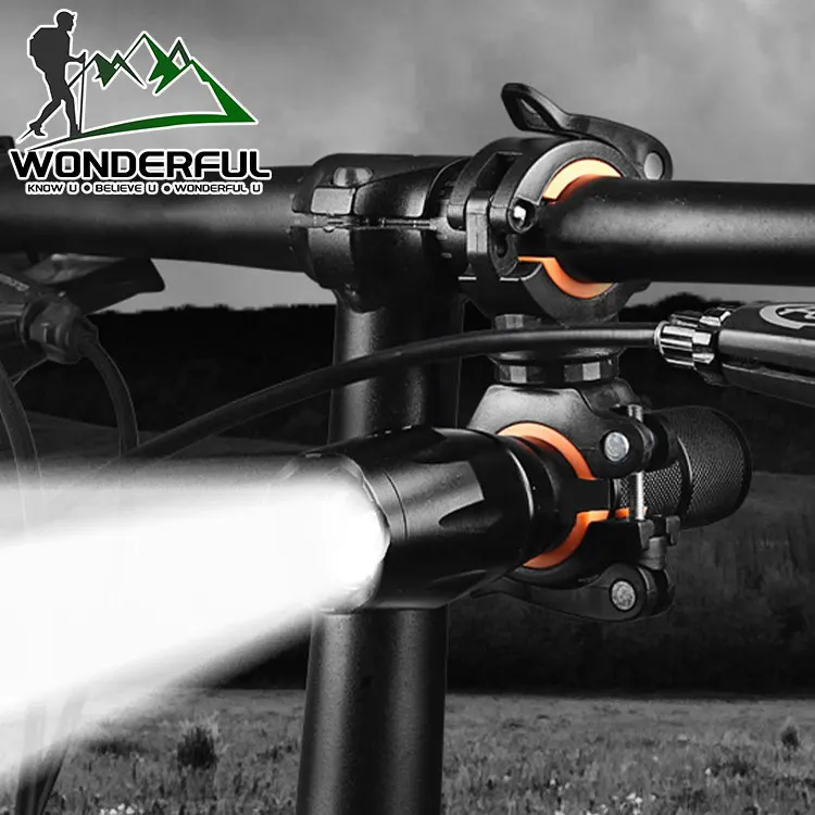 Black Plastic Clip Multifunctional Rotating Light Stand Bicycle Accessories Mobile Holder