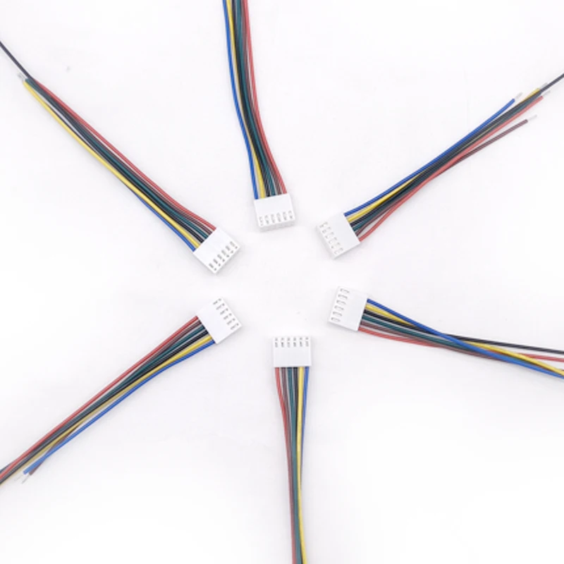 Factory Custom Cheap Wiring Harness  6Pin Mo lex  2.54mm Pitch Connector Electronic Cable Assembly Wire Harness