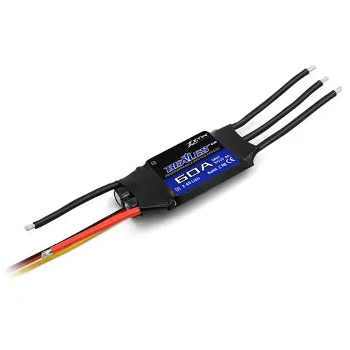 Новый ZTW Be/tles G2 Series 32-разрядный ESC 60A 2-6S SBEC 5V/6V 8A Бесщеточный Регулятор скорости для радиоуправляемый самолет