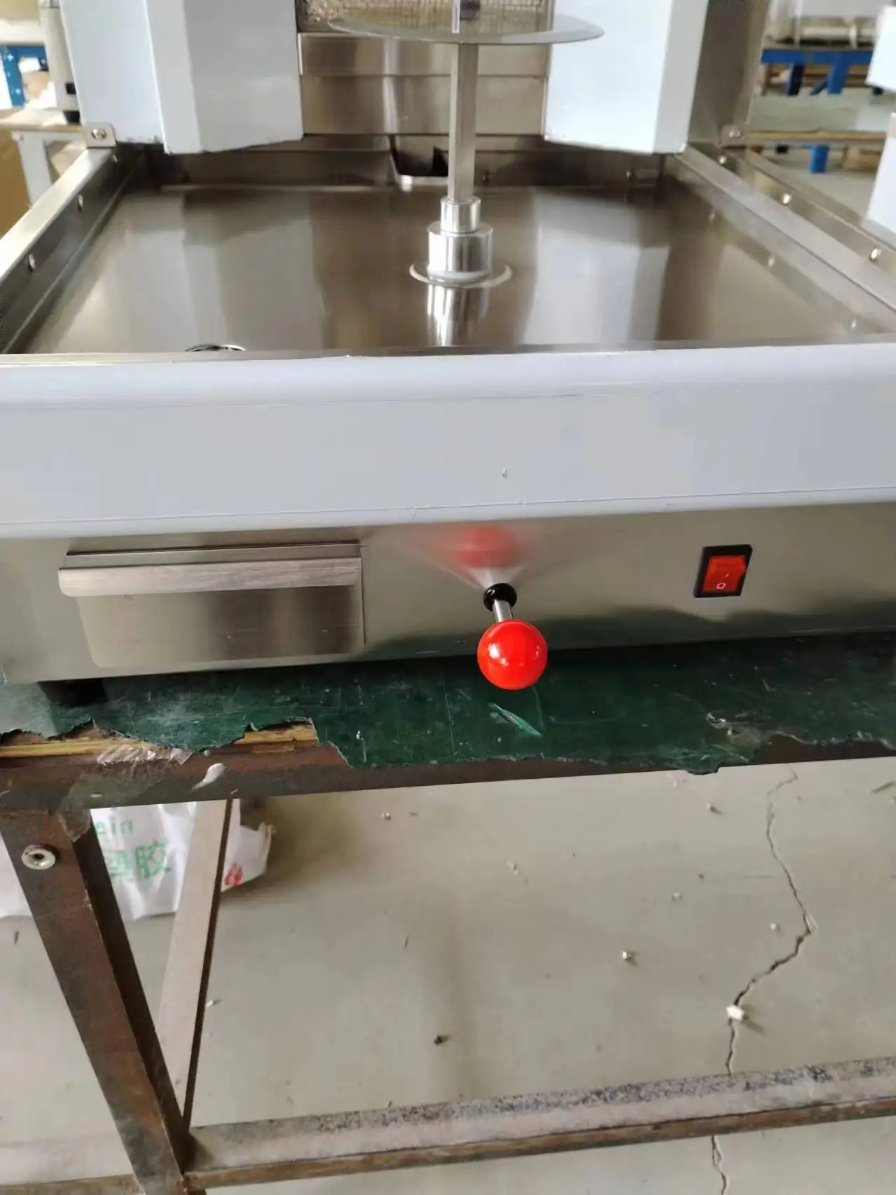 Shawarma Grill Chicken Kebab Maker Gas LPG Desktop Commercial Automatic Street Food Machine