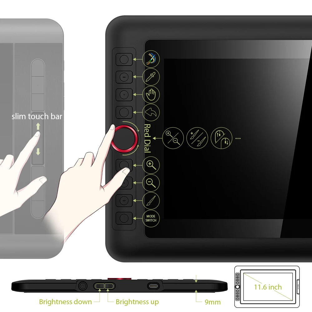  Планшет Графический XP-Pen Artist 12 Pro 8192 уровней с