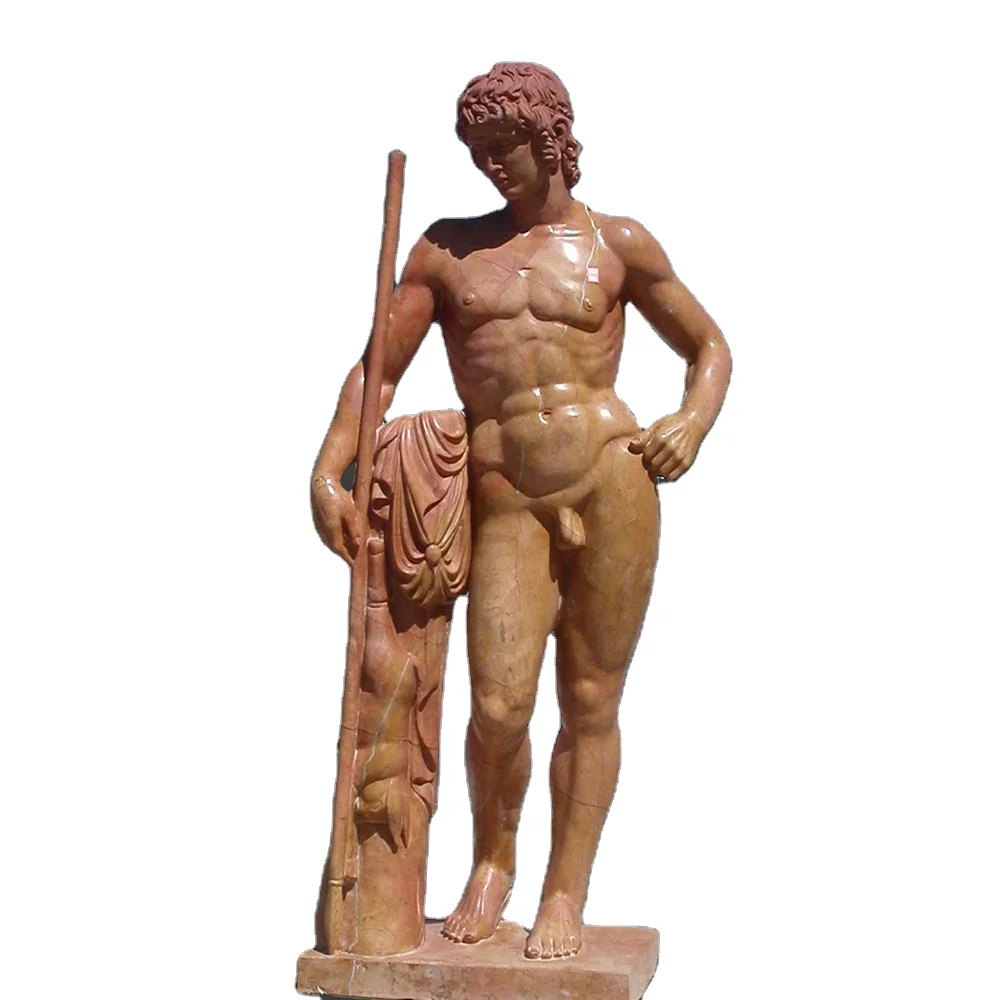 Hot Sale Best Price Customized European Style Natural Marble Hand Carved Stone Life Size Statue of David Sculpture
