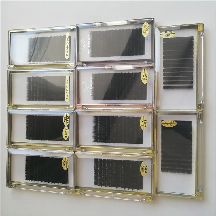 
High quality private label eyelash extensions silk and eyelashes extension volume 