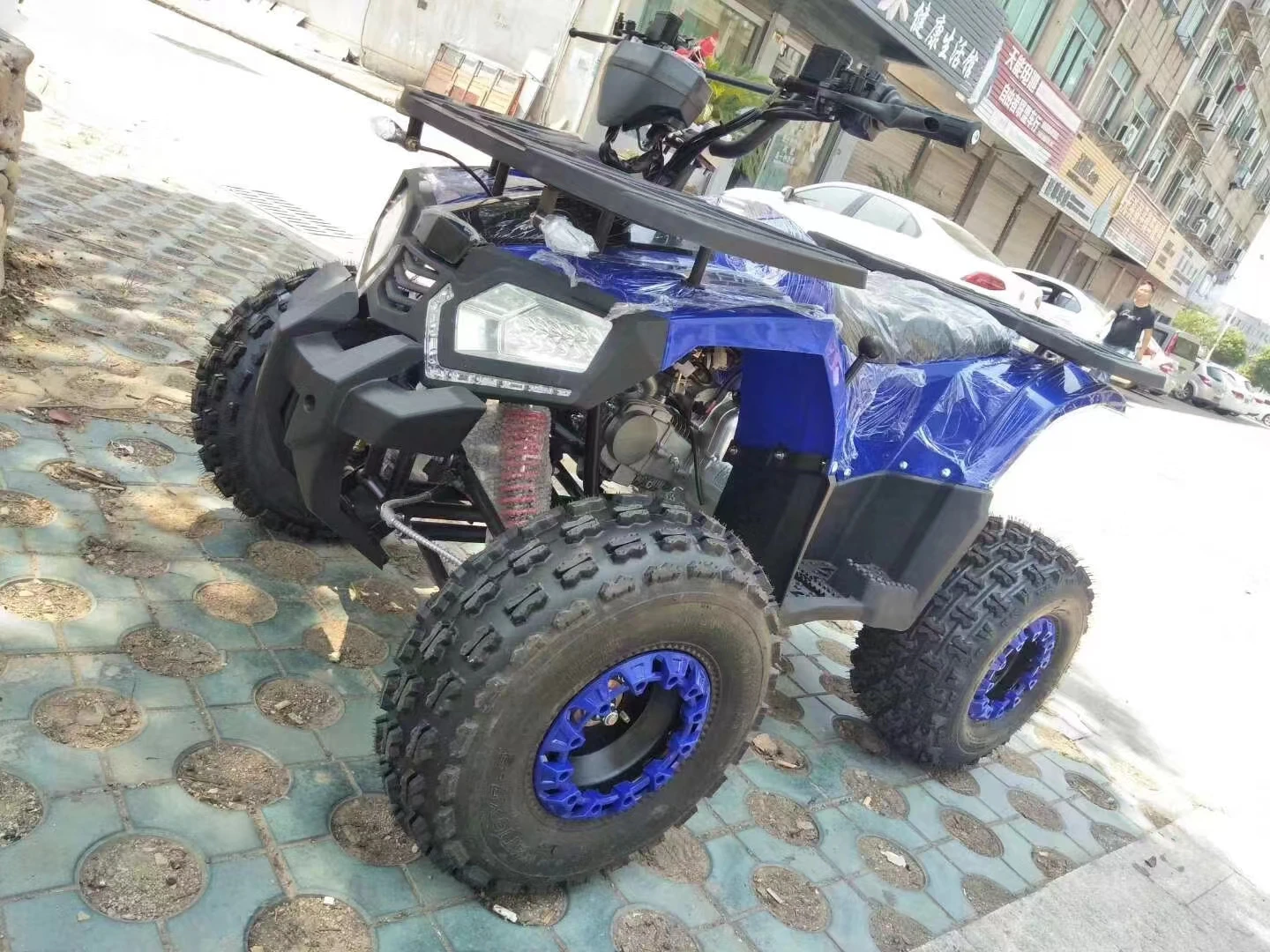New Style Big Electric ATV Lithium Battery Flat Type Electric Scooter 3000w Atv Electric Four-wheels Motorcycle