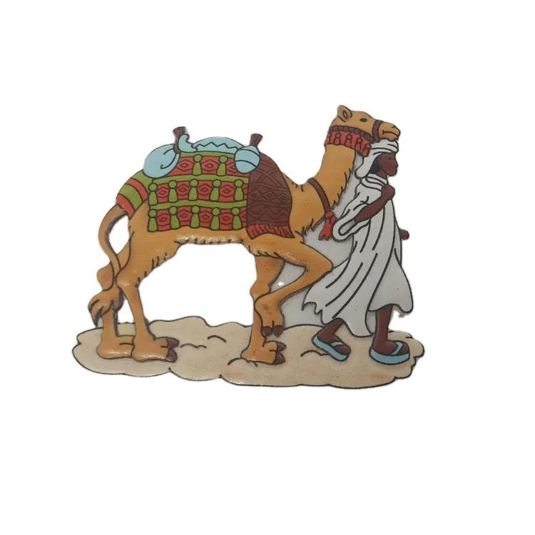 Custom resin camel pharaoh pyramid fridge magnet souvenir cairo egypt fridge magnet