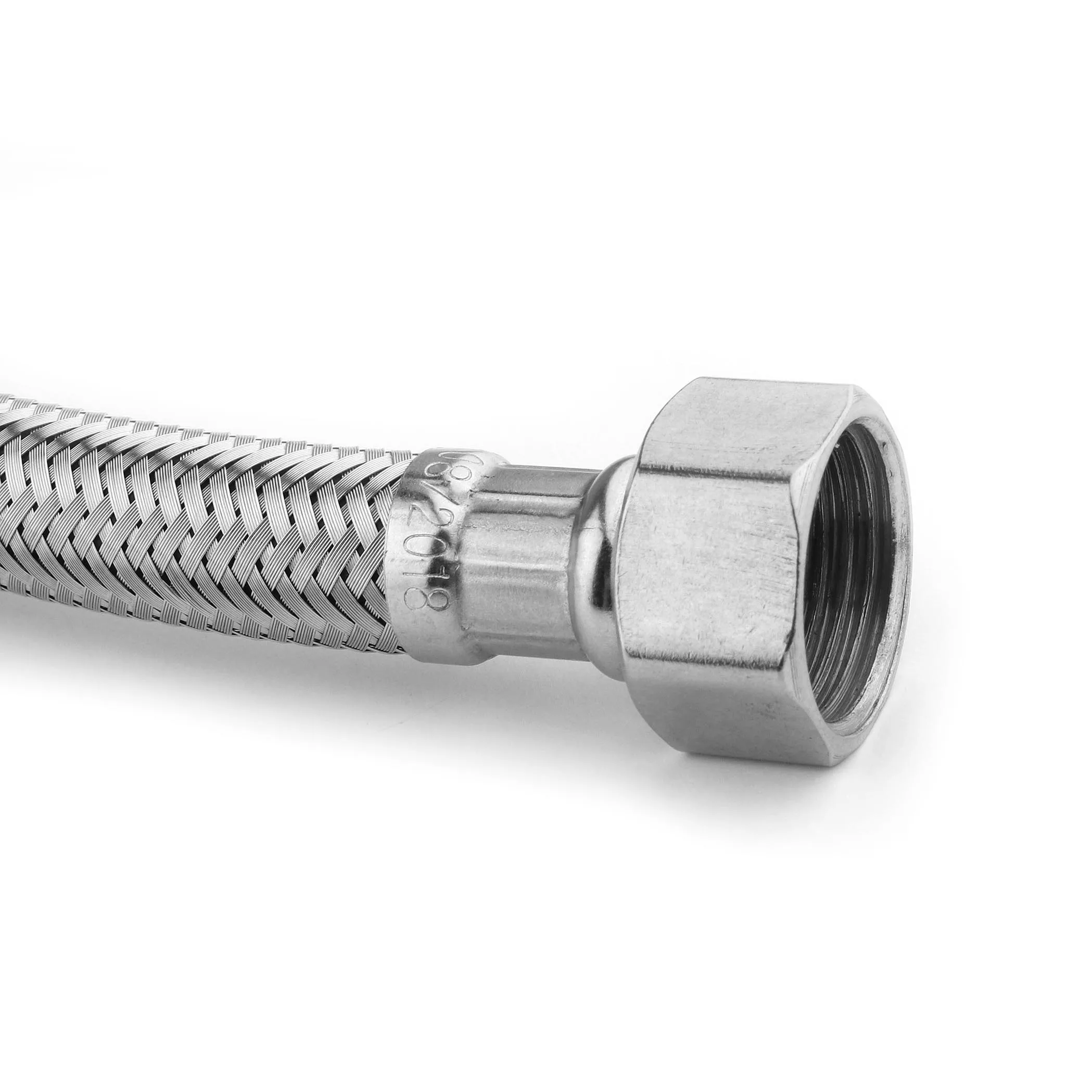 SS304 F1/2 * 45 см сантехнические шланги из нержавеющей стали полосатый Плетеный водопроводный гибкий шланг
