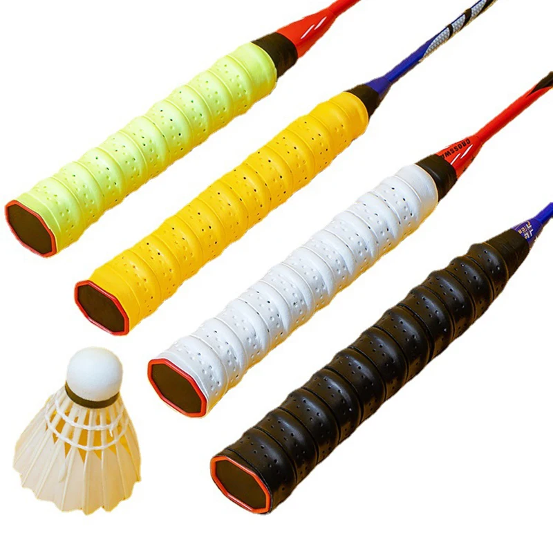 Wholesale Outdoor New Racket Hand Grip Anti Slip Perforated Super Absorbent Tennis Overgrip Badminton Overgrip Pickleball