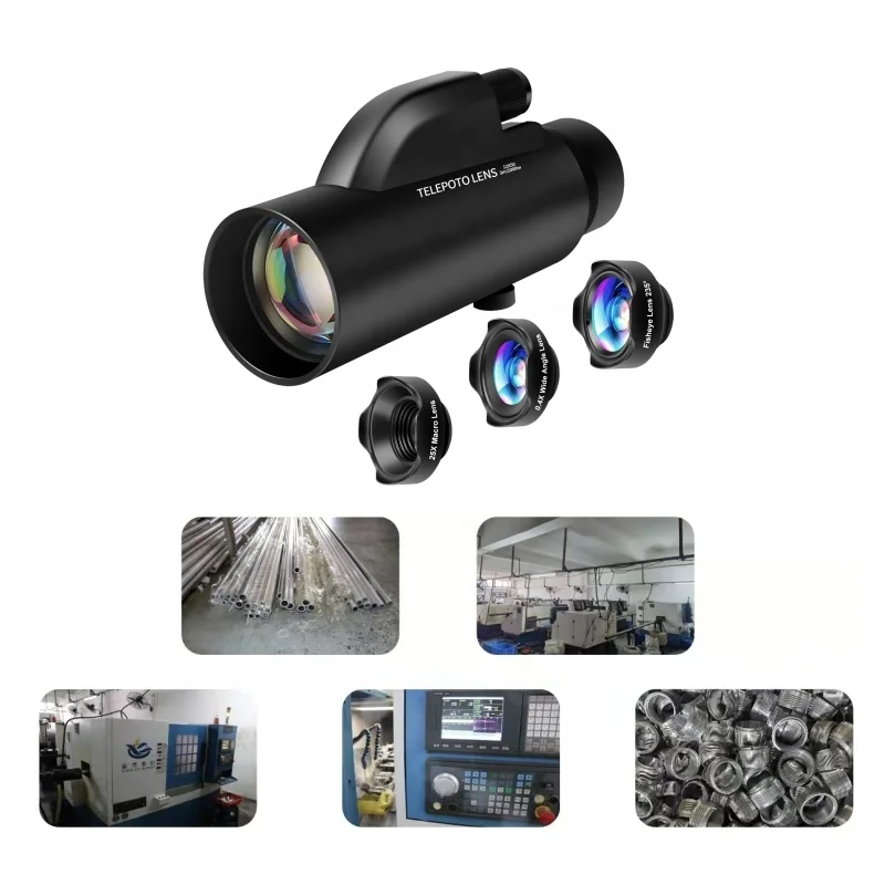 Binoculars viewing portable handheld kit multi-function wide Angle macro fish-eye camera lens