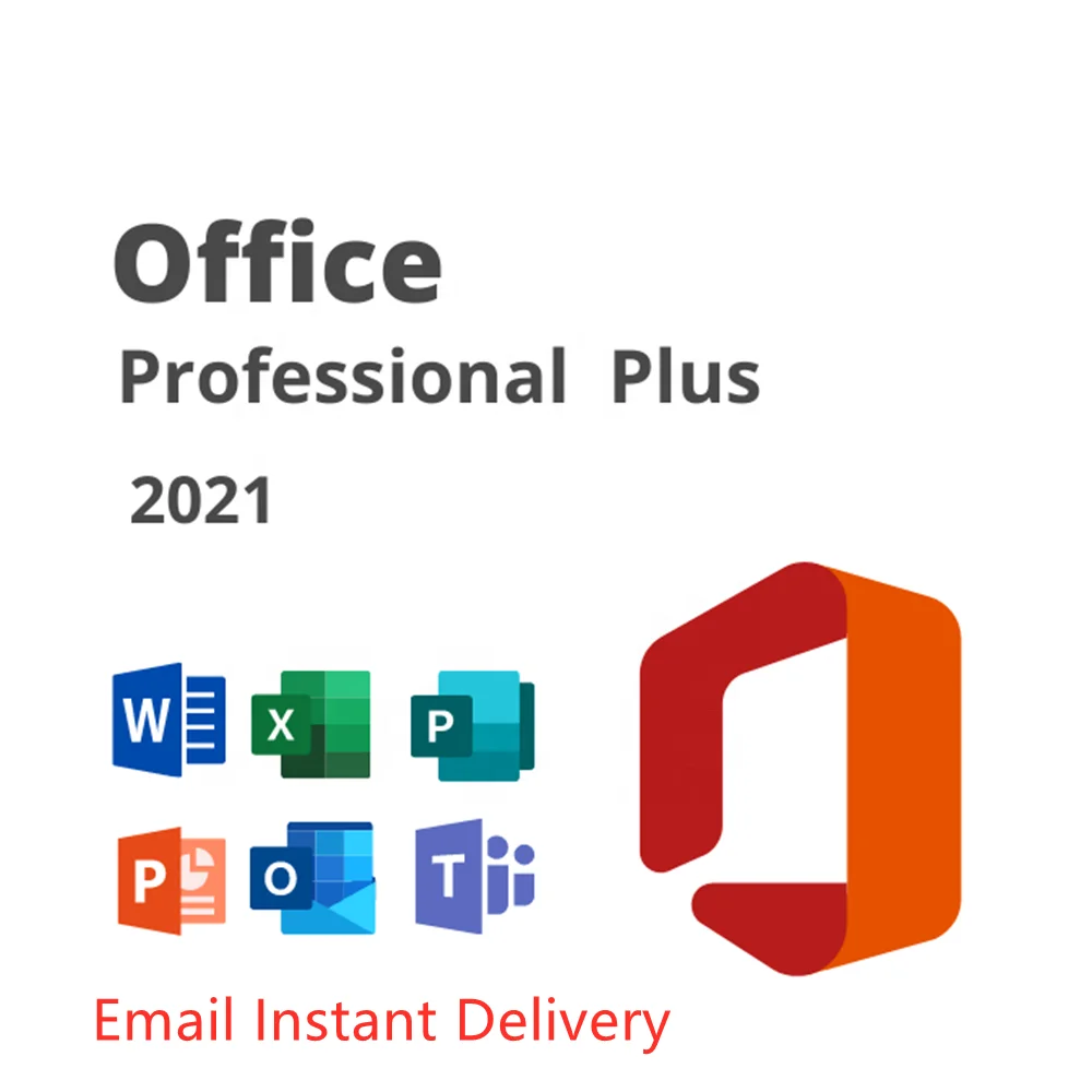 Office 2021 Professional Plus 5 User /5PC Key License Online Activation Office 2021 Pro Plus Email Instant Delivery