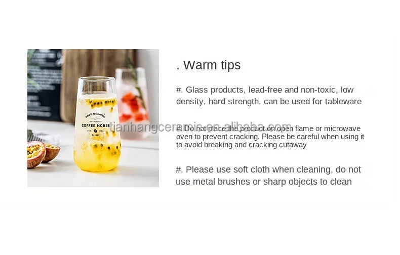 2021 Hot Sale Wholesale Custom Logo nordic Glassware clear Mug Heat Resistant cola fruit juice Glass Cup 450ml Cocktail Glass   .jpg