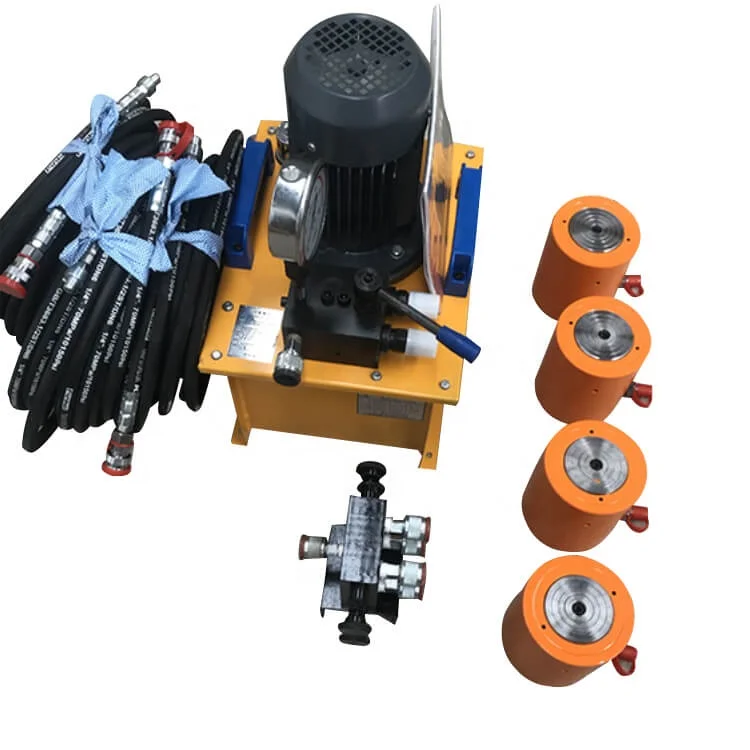 100 ton motorised system hydraulic jack