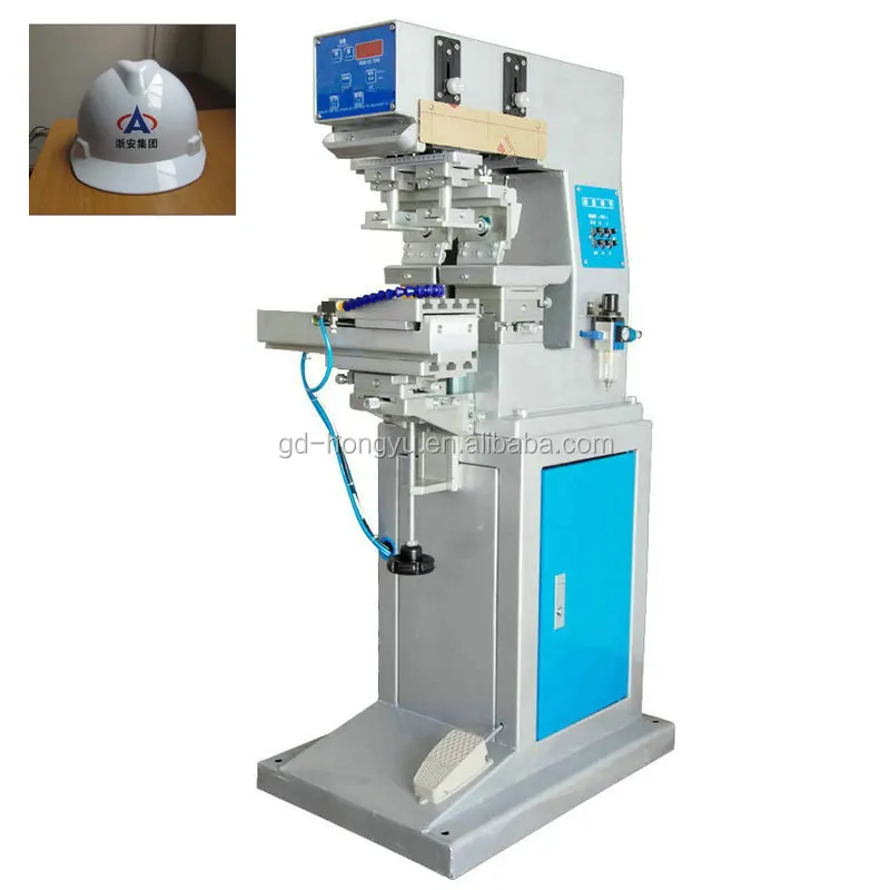
Safety helmet printing machine 2 color semi auto easy printer 