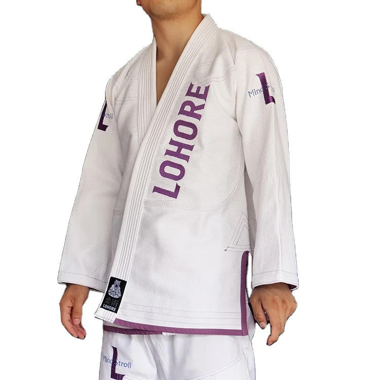 Blue and purple color matching bjj gi jiu jitsu Brazilian Jiu-Jitsu suits kimono Mind Stroll