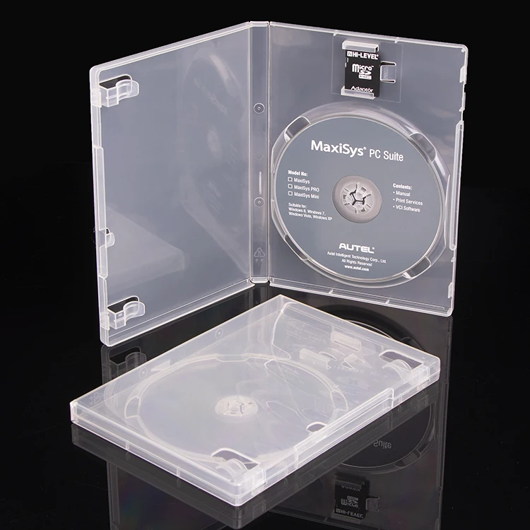 SUNSHING Plastic Clear Memory SD Card Packing Holder Plastic SD Card Case in DVD Size Memory Card Set Case For SAMSUNG Micro