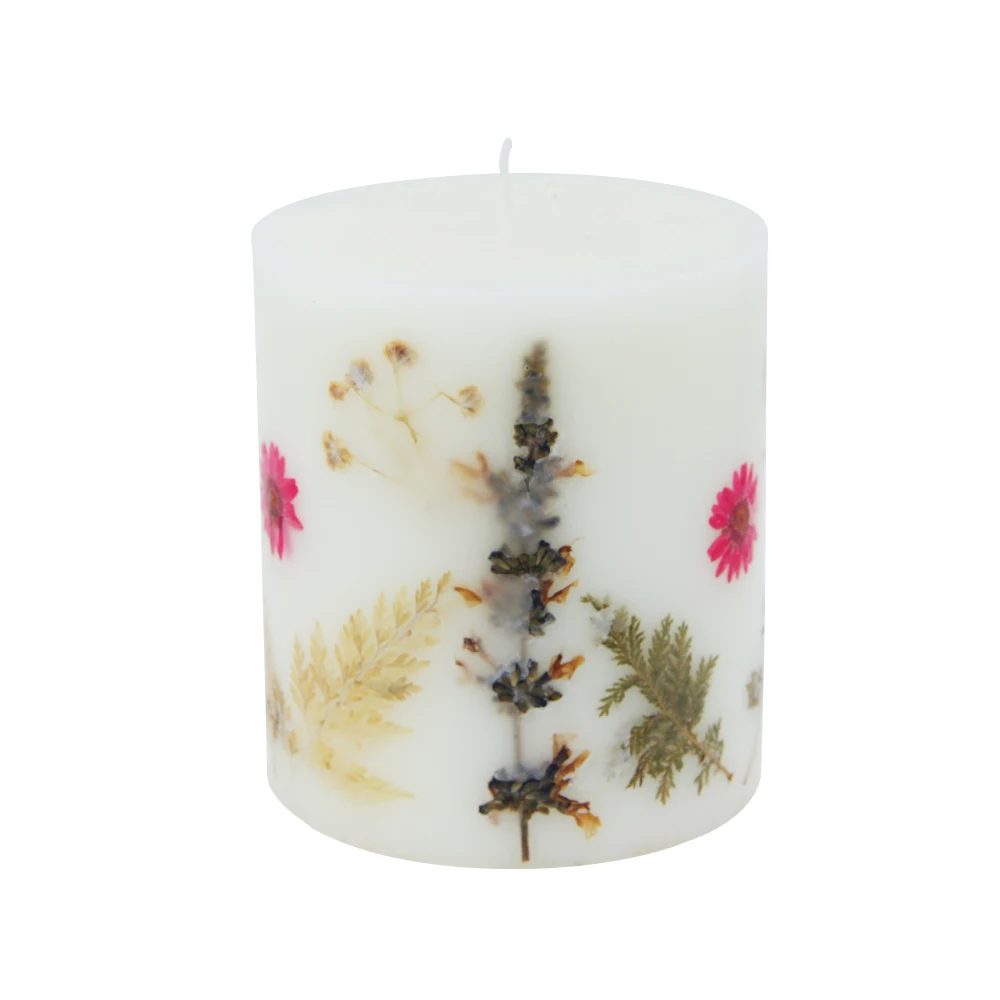 Paraffin pillar candle interior home accessories decoration