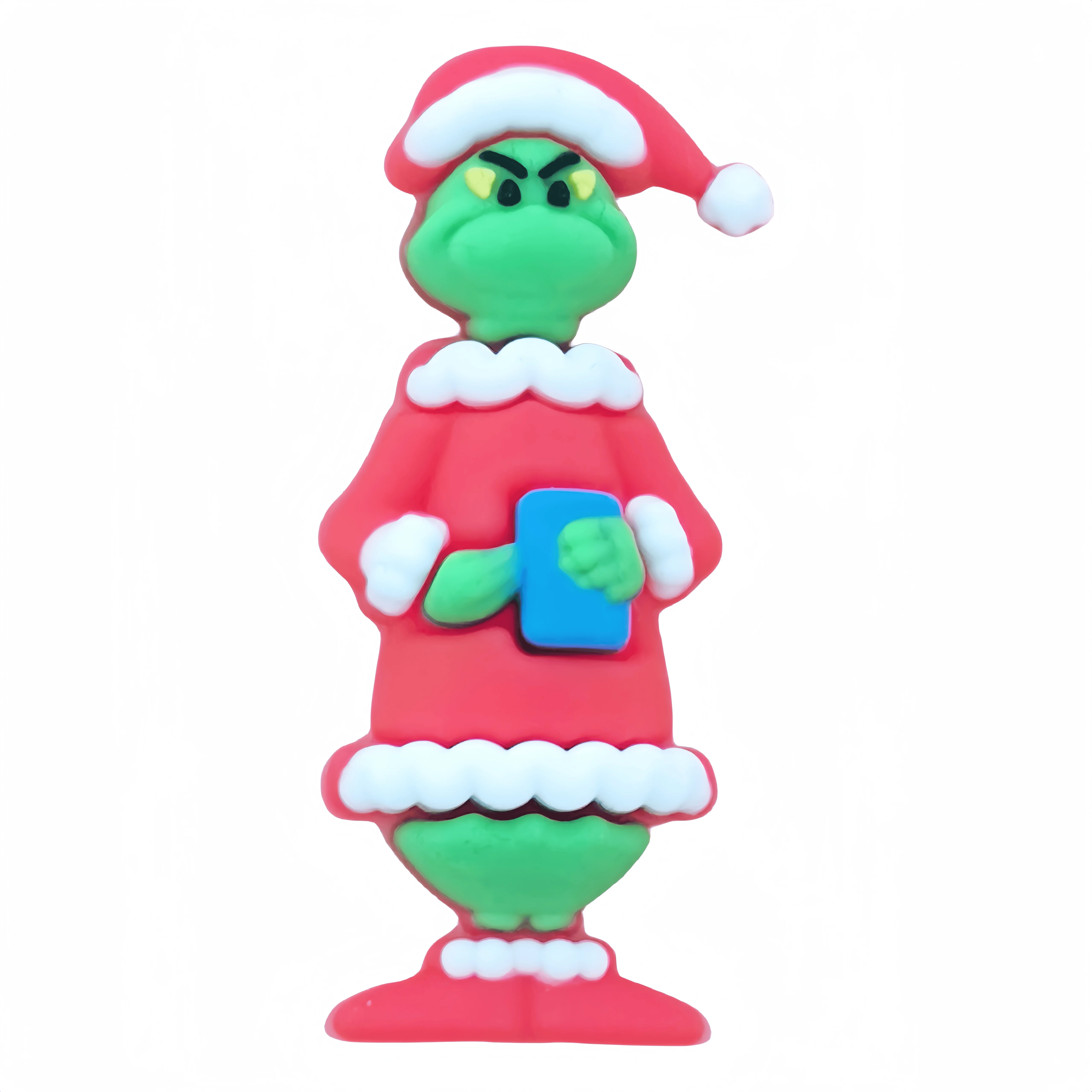 Горячая качественная 3D красная шляпа Grinch DIY пустышка цепь для изготовления ювелирных изделий новые свободные силиконовые бусины ручек