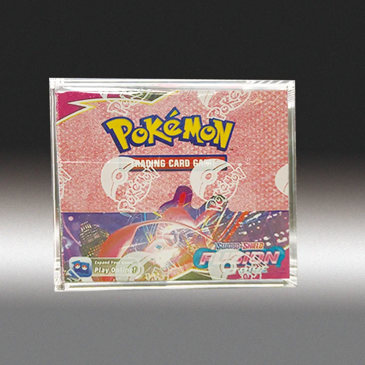 Аксессуары для Pokemon оптовая продажа Gameboy Etb акриловый чехол бустерной коробки
