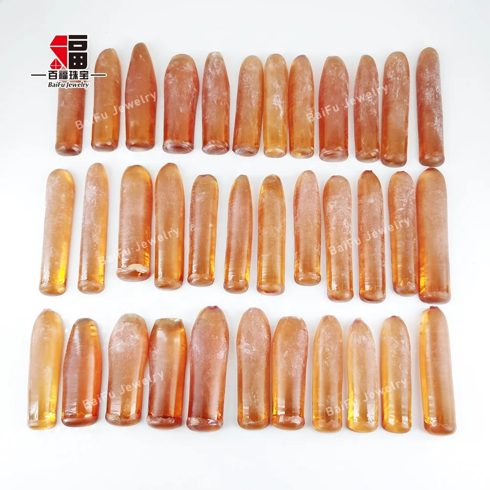 Baifu Jewelry 21# 22# 55# synthetic corundum yellow gold sapphire rough