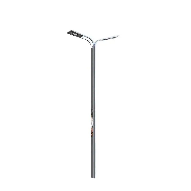 China factory supplied energy saving double arm security light motion sensor solar street light