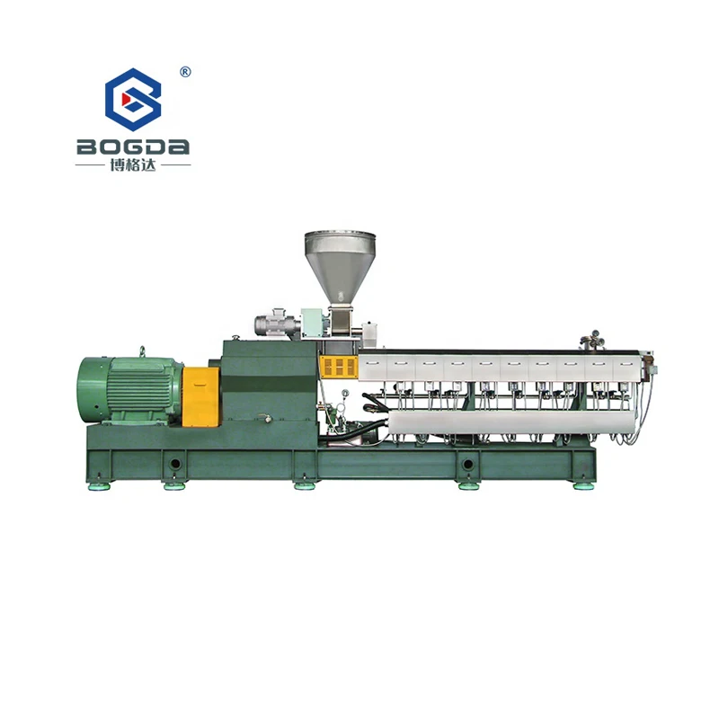 Parallel Twin Screw Compounding Extruder For Biodegradable Plastics Extrusion Single Screw Extruder 110 mm