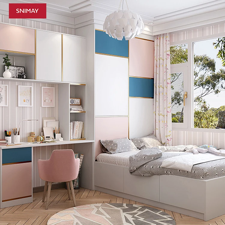 Professional supply of white wooden wardrobe bedroom furniture