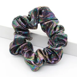 JOJO Elastic Laser Glitter Hairdband Women Ponytail Holder Cool Head Ties Strong Hair Ties Scrunchies