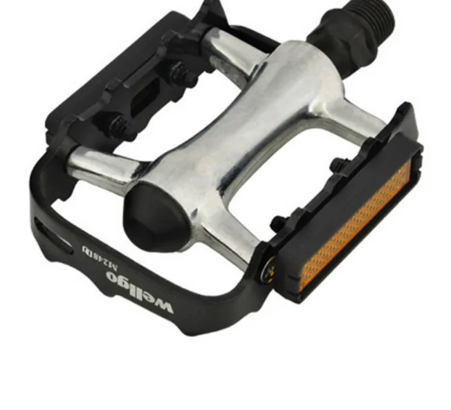 Вело-педали WELLGO MTB из алюминиевого сплава нескользящая велосипедная педаль