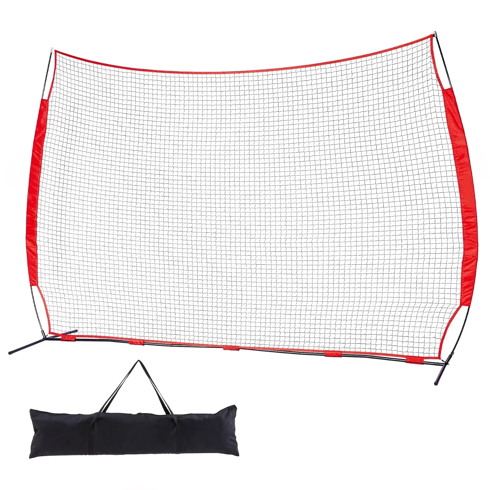 12x9ft Barricade Ball Barrier Net Multi Sport Backstop Netting for Baseball Softball Lacrosse Soccer