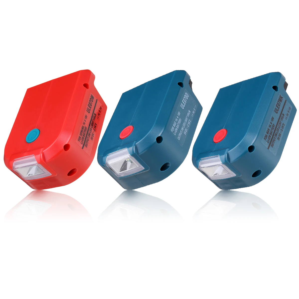 Usb Converter For Makita/dewalt Battery Adapter Adp05 Li-ion Battery Adapter Power Charging Dual Usb Work Light