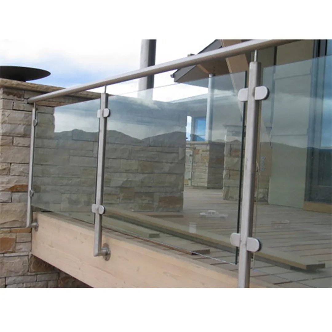 Glass Balustrade Led Light Balustrade Group Fight Aluminum Alloy Guardrail Villa Guardrail Fence
