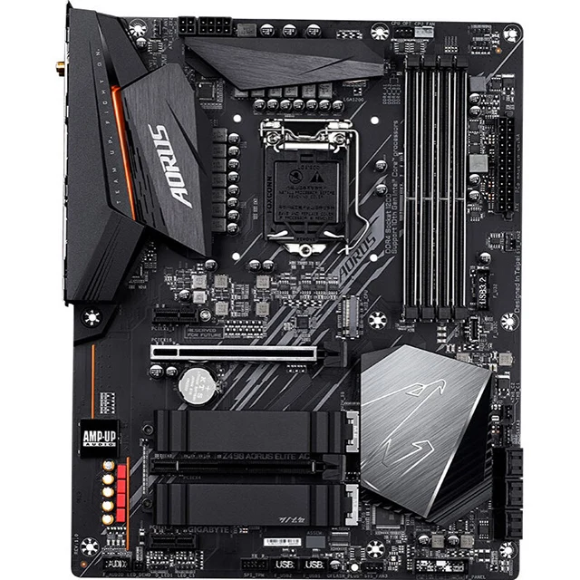 Материнская плата Gigabyte Z490 AORUS ELITE AC поддерживает 3070/3080/10600KF/10700K/10850K (Intel Z490/LGA
