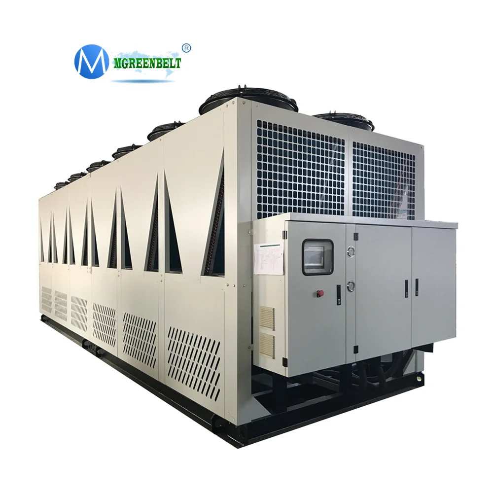 200Kw 300Kw 400kW Water Cooling system chilling Equipment Air Cooled Screw Water Chiller