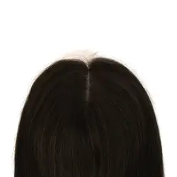 Free Sample Neitsi  5.5x2.75 straight hair  cuticle aligned virgin european uman hair toppers top hair pieces for women