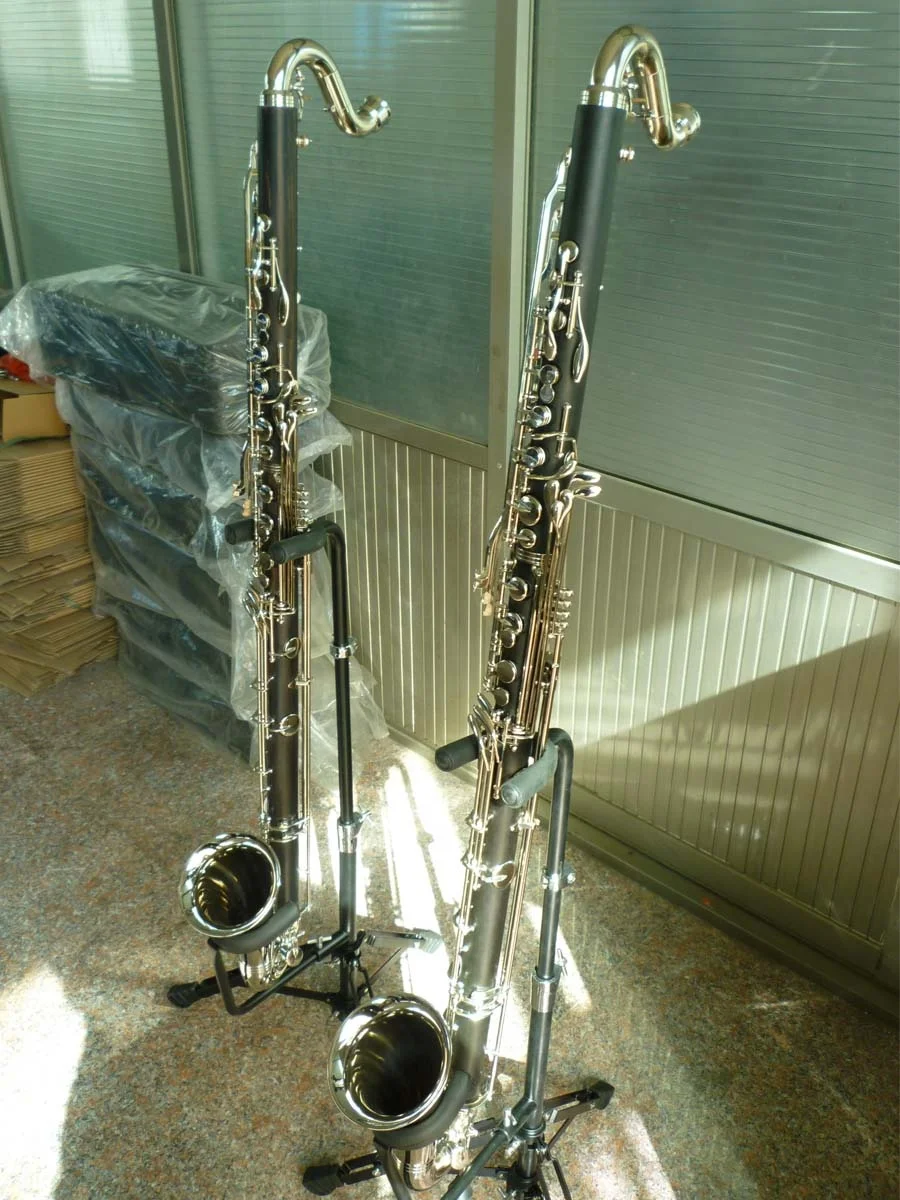 Hard Rubber body Bass Clarinet with Low C Key (JCL-600)