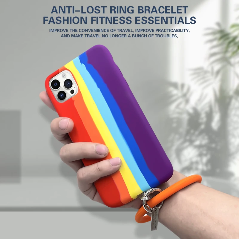 2022 New Design Fashion Phone Case Accessories Silicone Rings For Key and Phone shockproof Anti Loss Convenience