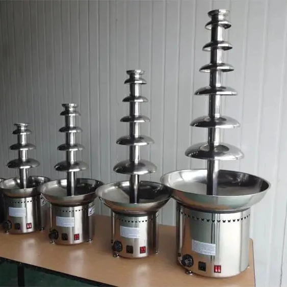 Commercial Electric Chocolate Fondue Fountain Machine for Parties Chocolate Melting Fountain Machine