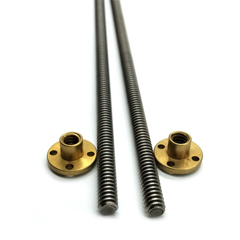 China wholesale stainless steel CNC lead screw rotating nut 20mm ball screw cnc linear guide Ground Ballscrew 1605 ball screw