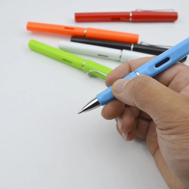 Chinese personalised business gift package school custom logo plastic gel pen