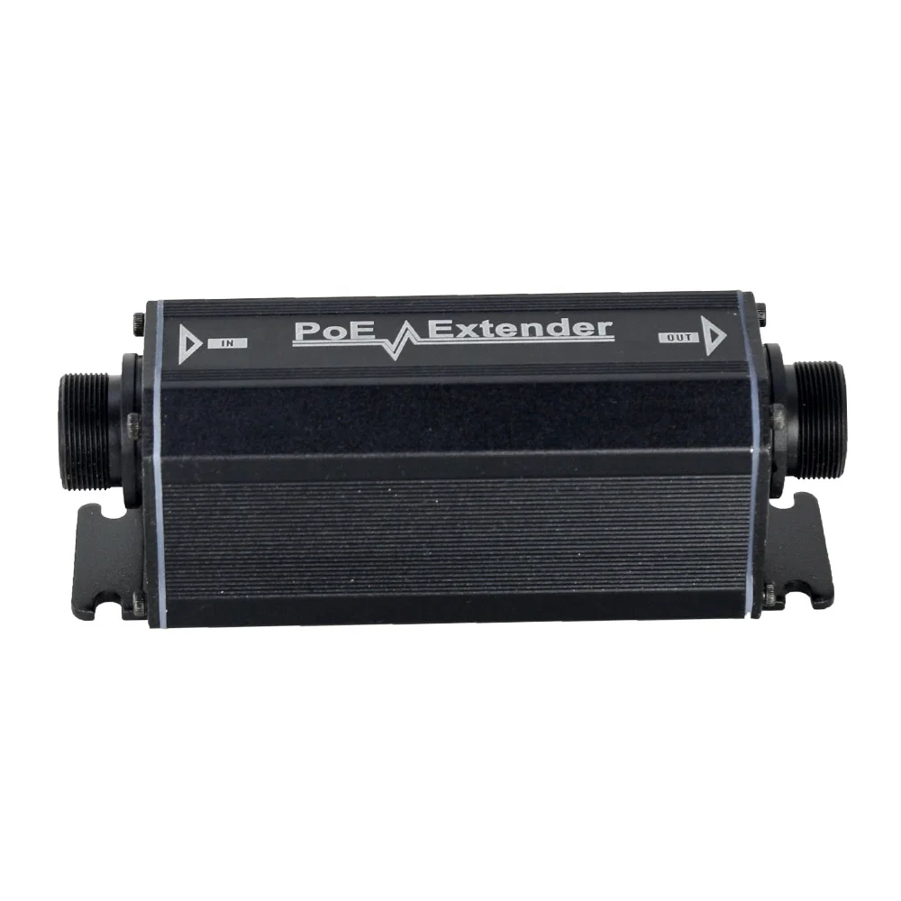 Водонепроницаемый гигабитный удлинитель POE точка-точка до 200 метров алюминиевый корпус PoE ретранслятор