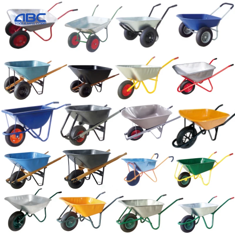 Wholesale Single Wheel Heavy Duty Big Construction/Concrete Wheel Barrow wb6400 for Sale