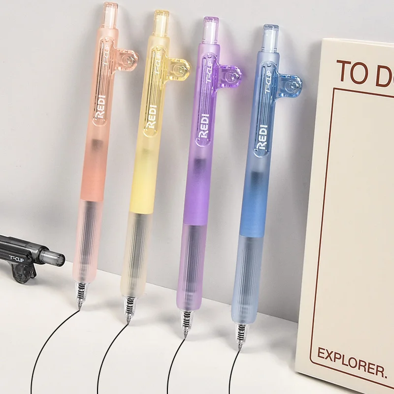 Снова в школу стационарная оптовая цена 0 5 мм гелевая ручка с логотипом на заказ Выдвижная Черная чернильная многоразового использования