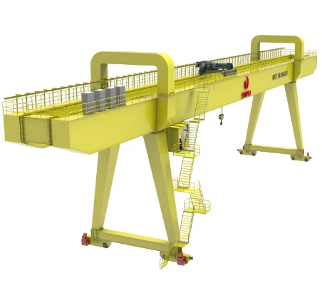 20t double girder gantry crane European design  construction lifting equipment portable mobile gantry crane