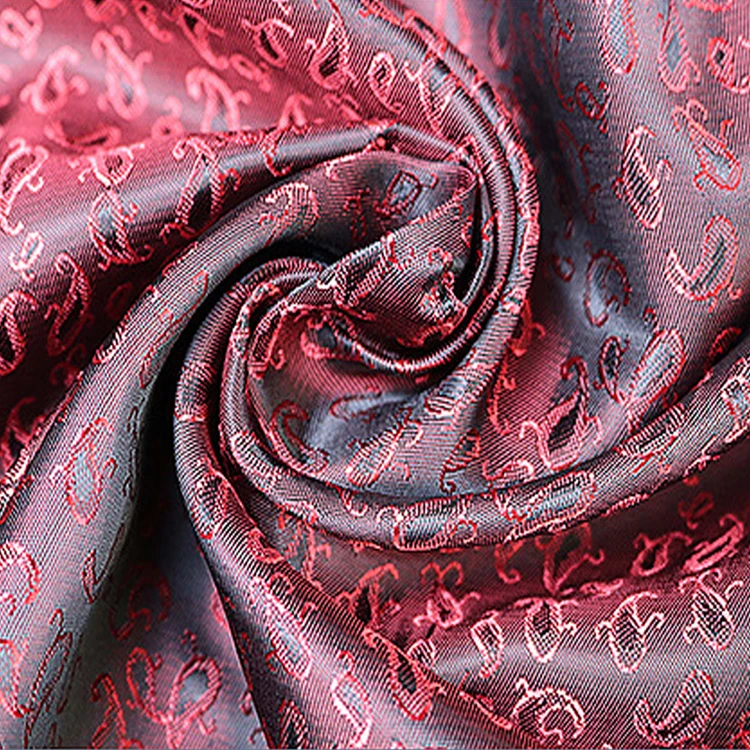 Wholesale price polyester brocade dress fabric national dress brocade fabric loquat flower suit lining brocade jacquard fabric