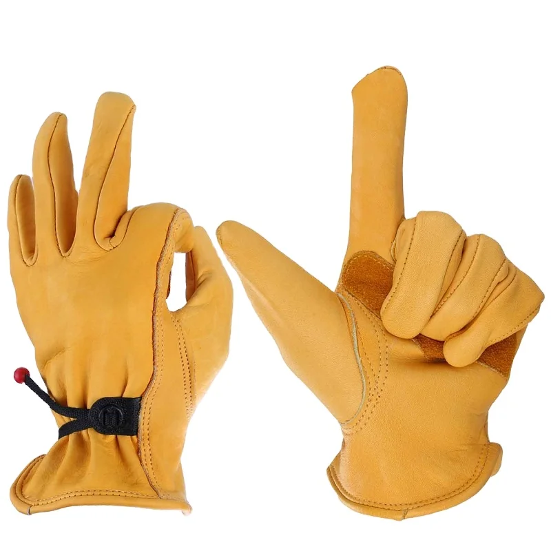 
Wholesale mens leather working gloves manufacturer 