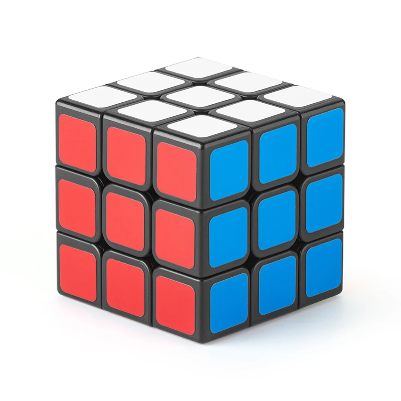 Educational magic puzzle 5.7cm 3X3 magical oem sticker speed cube puzzle for kids