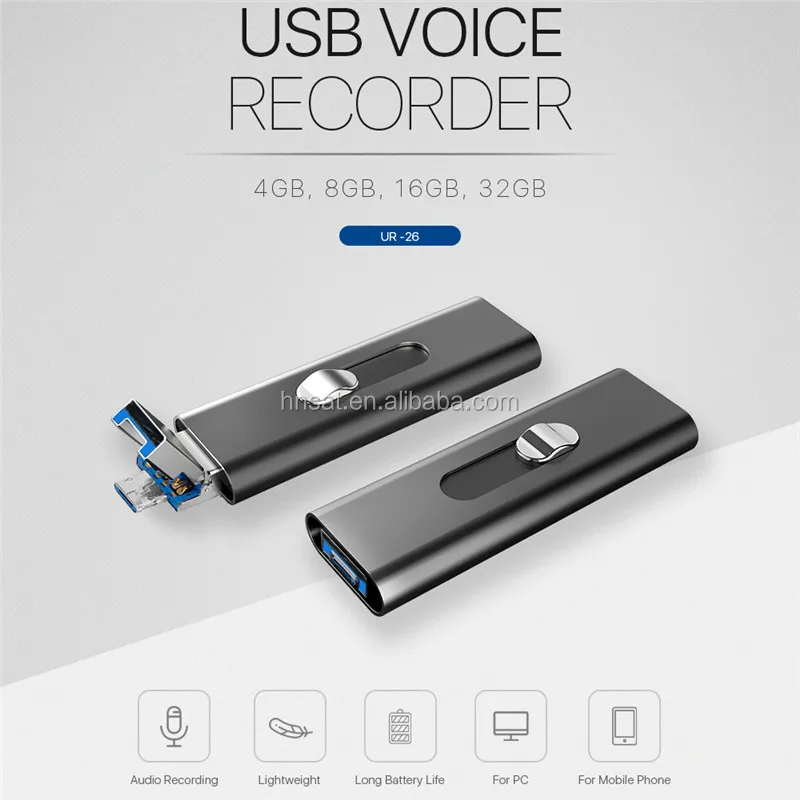 2022 hot sales USB Voice Recorder Pocket Recorder connecting mobile